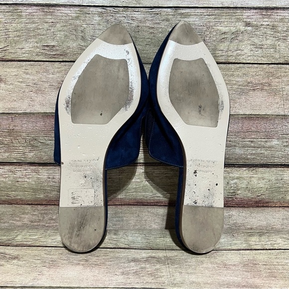 Jenni Kayne Blue Suede Mules - Picture 7 of 8